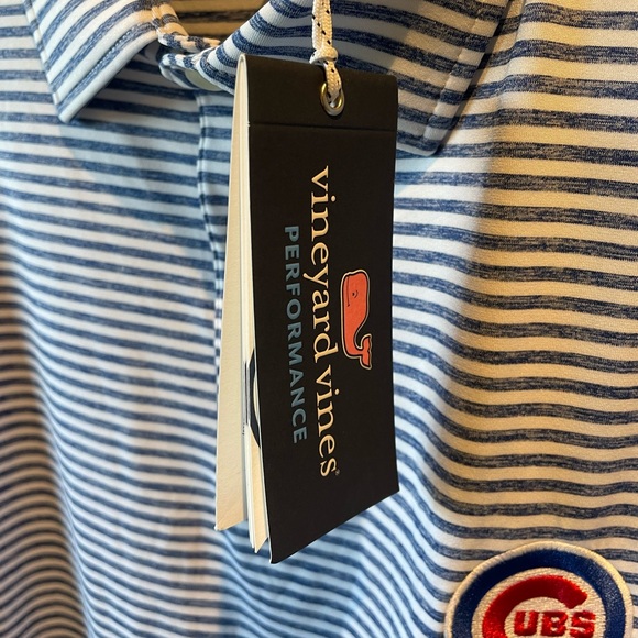 Chicago Cubs Vineyard Vines Heathered Winstead Sankaty Polo. Men’s Size XL. - Picture 5 of 6